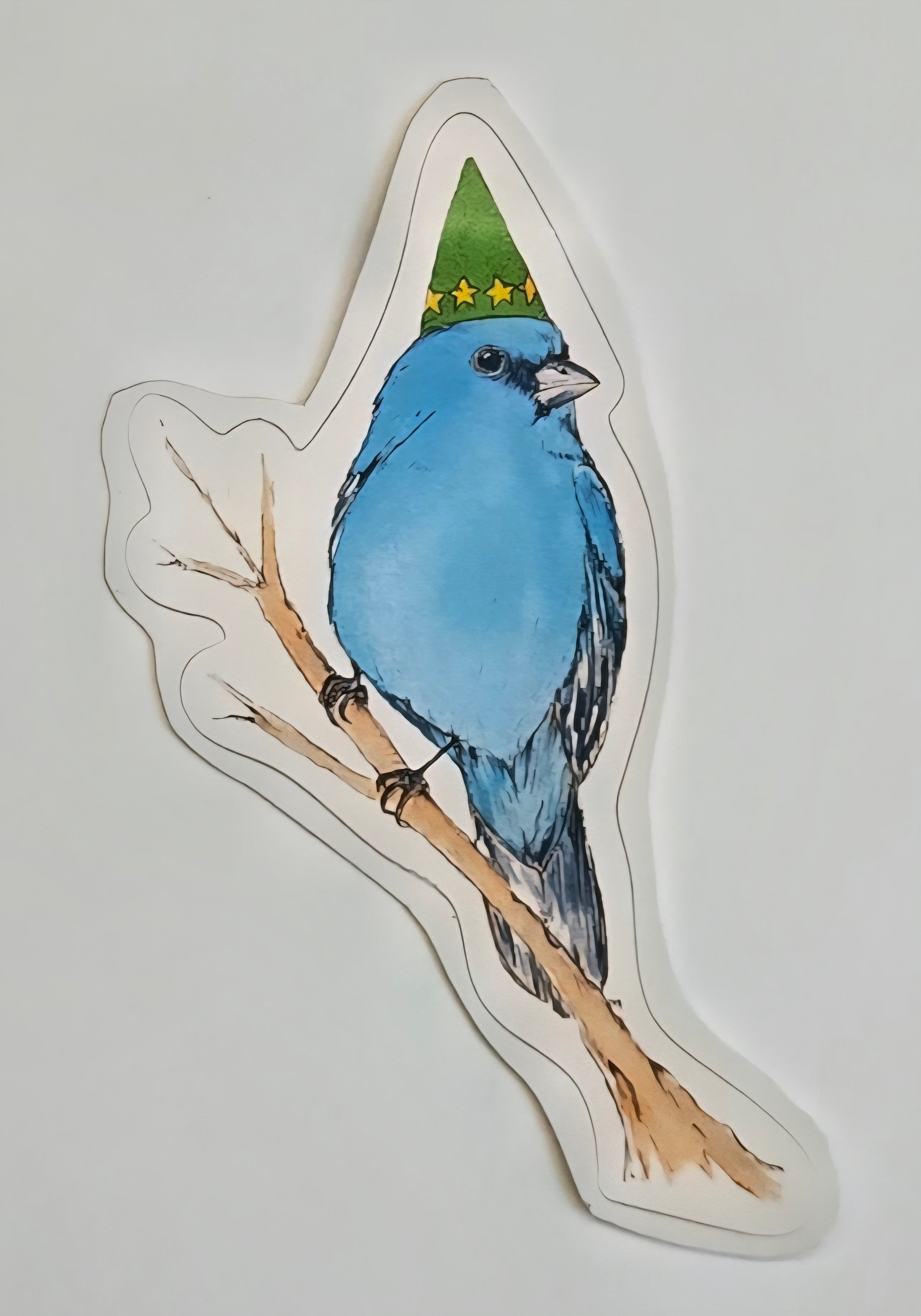 Blue Bird Sticker
