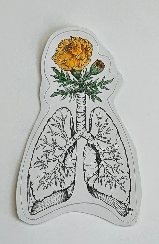 Just Breathe Sticker