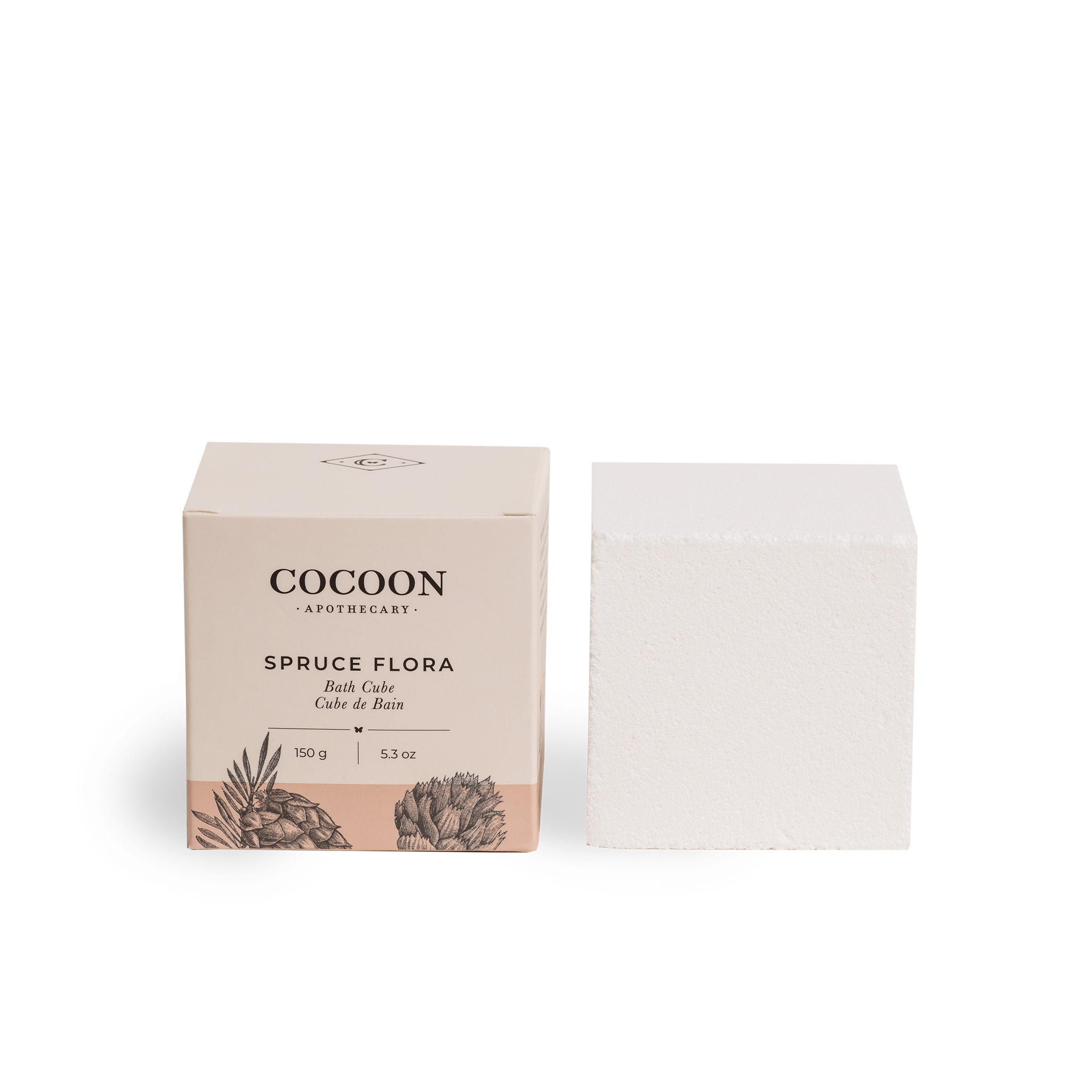 Spruce Flora  Bath Cube