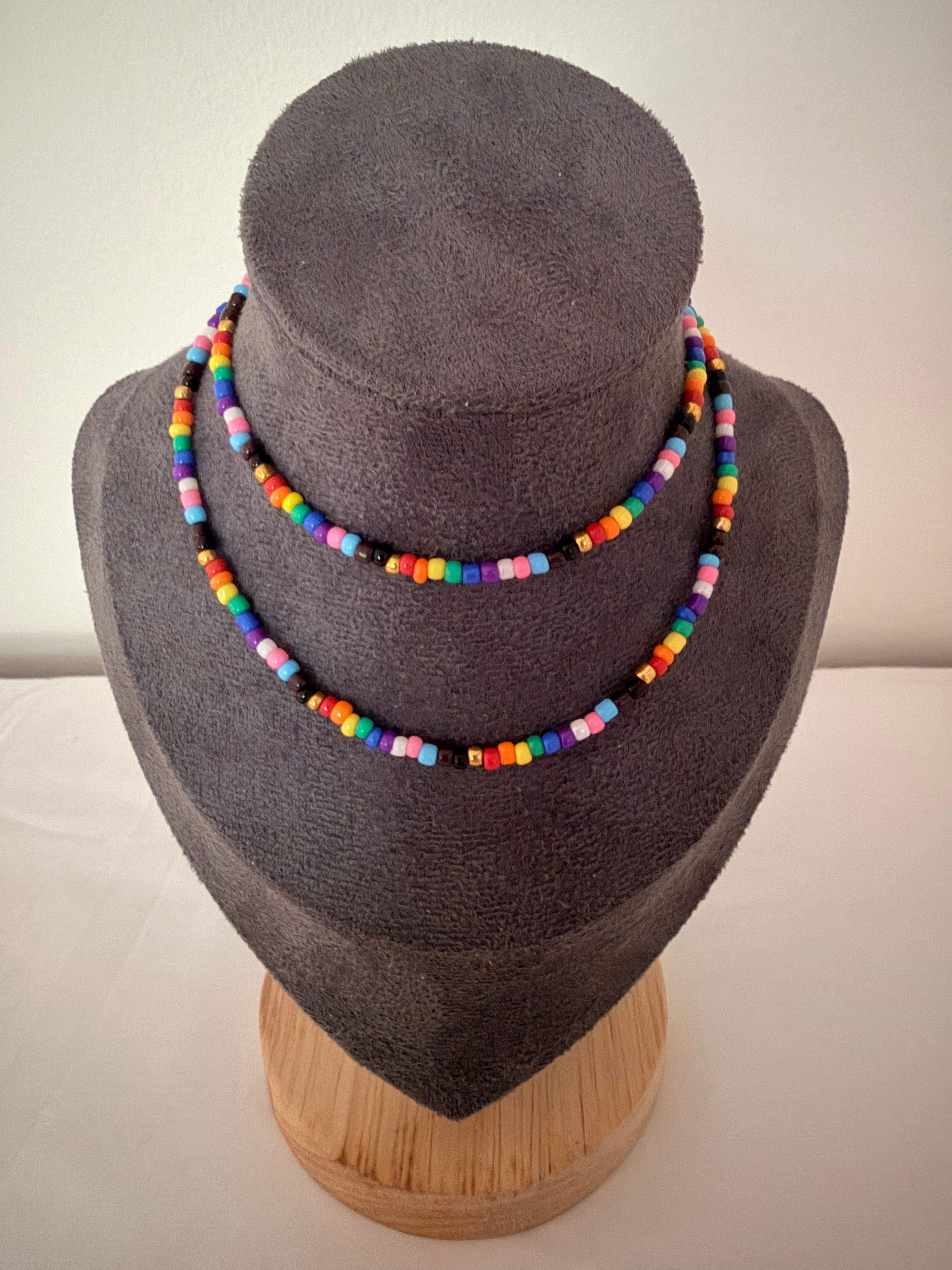 Beaded Necklace 22"