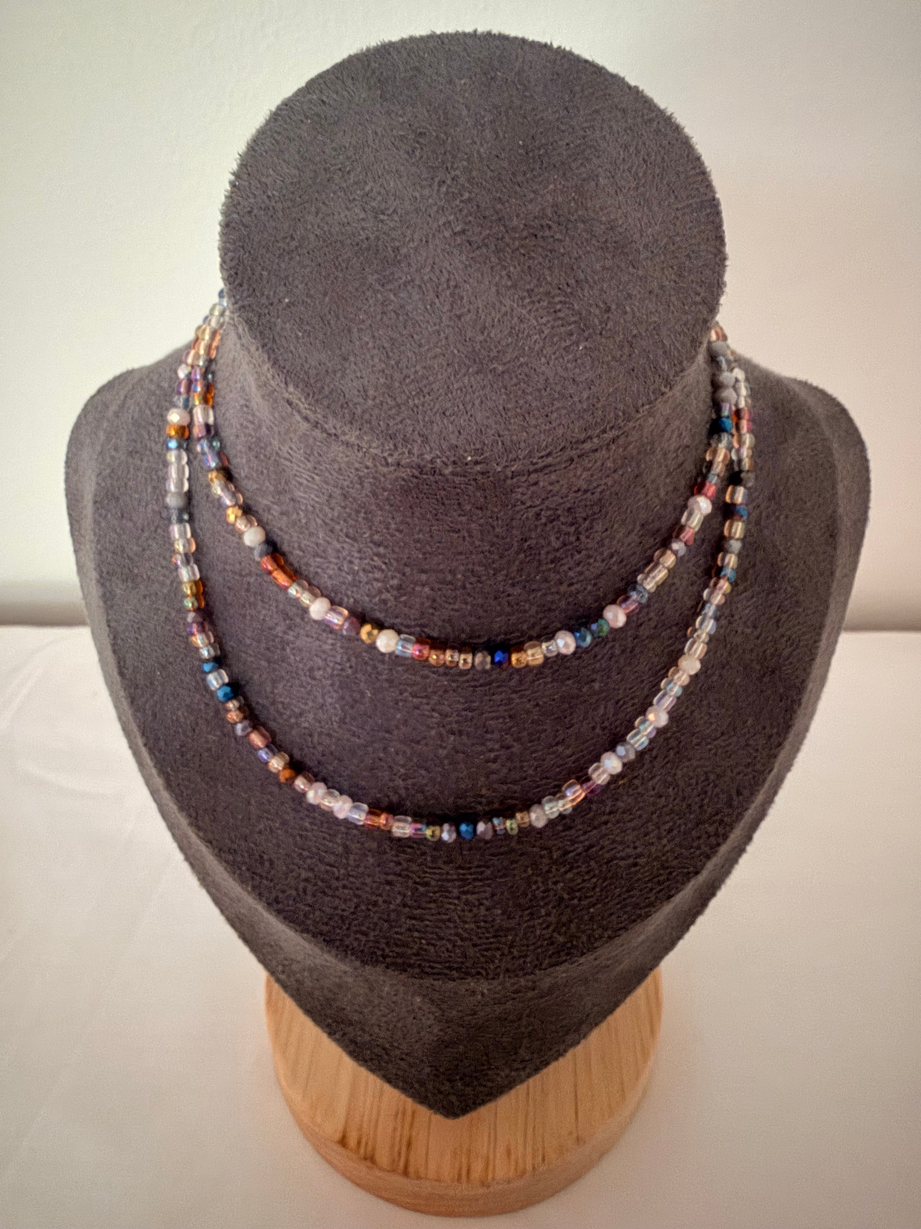 Beaded Necklace 22"