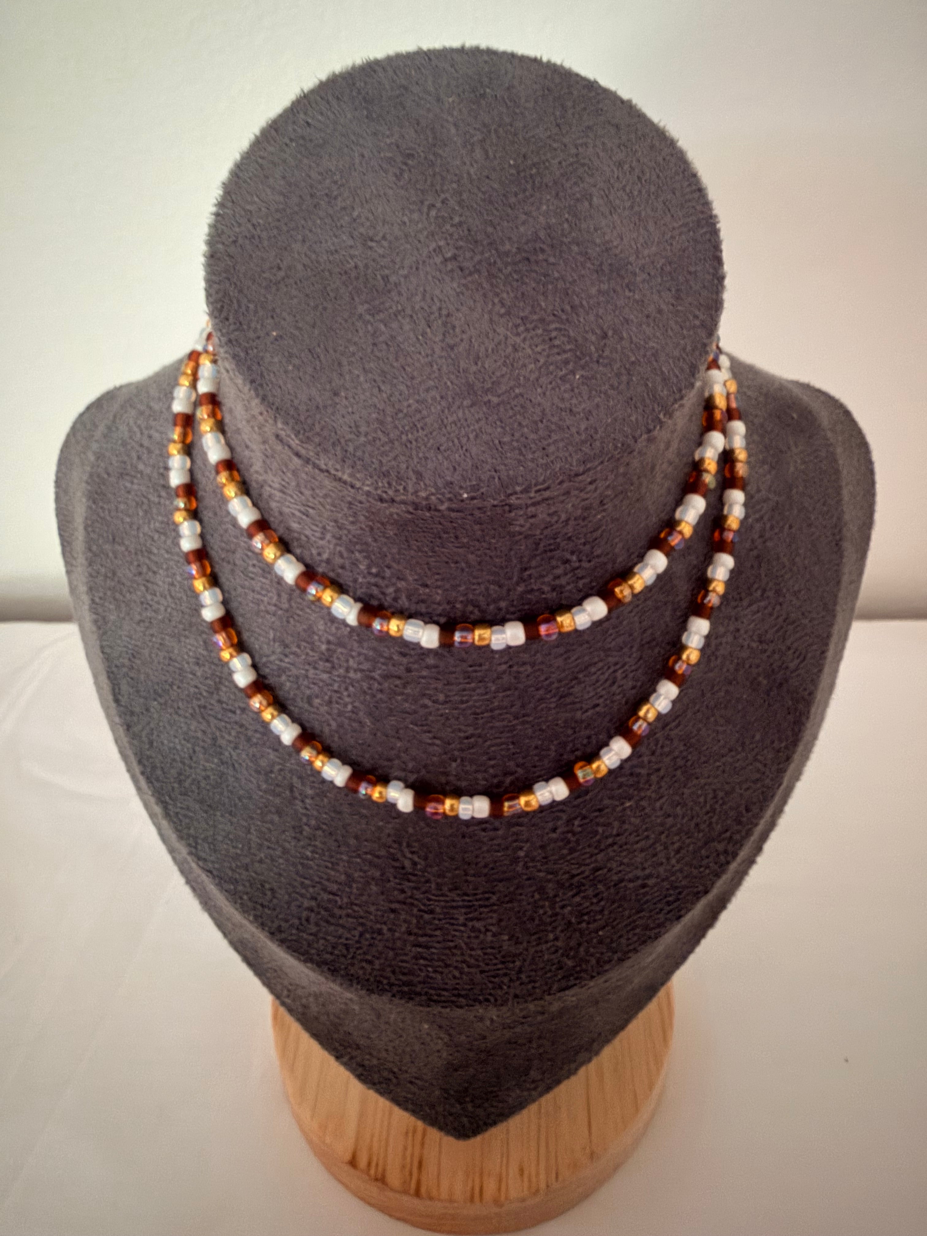 Beaded Necklace 22"