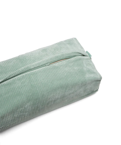 b, halfmoon corduroy rectangular bolster