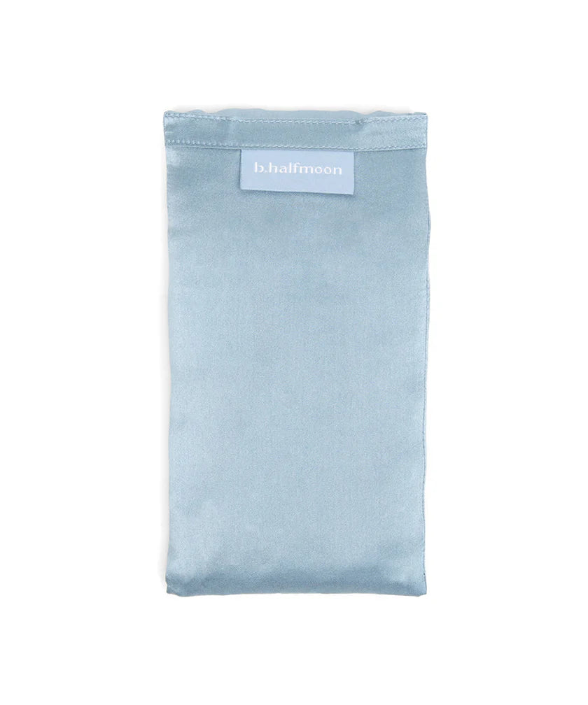 b, halfmoon silk eye pillow